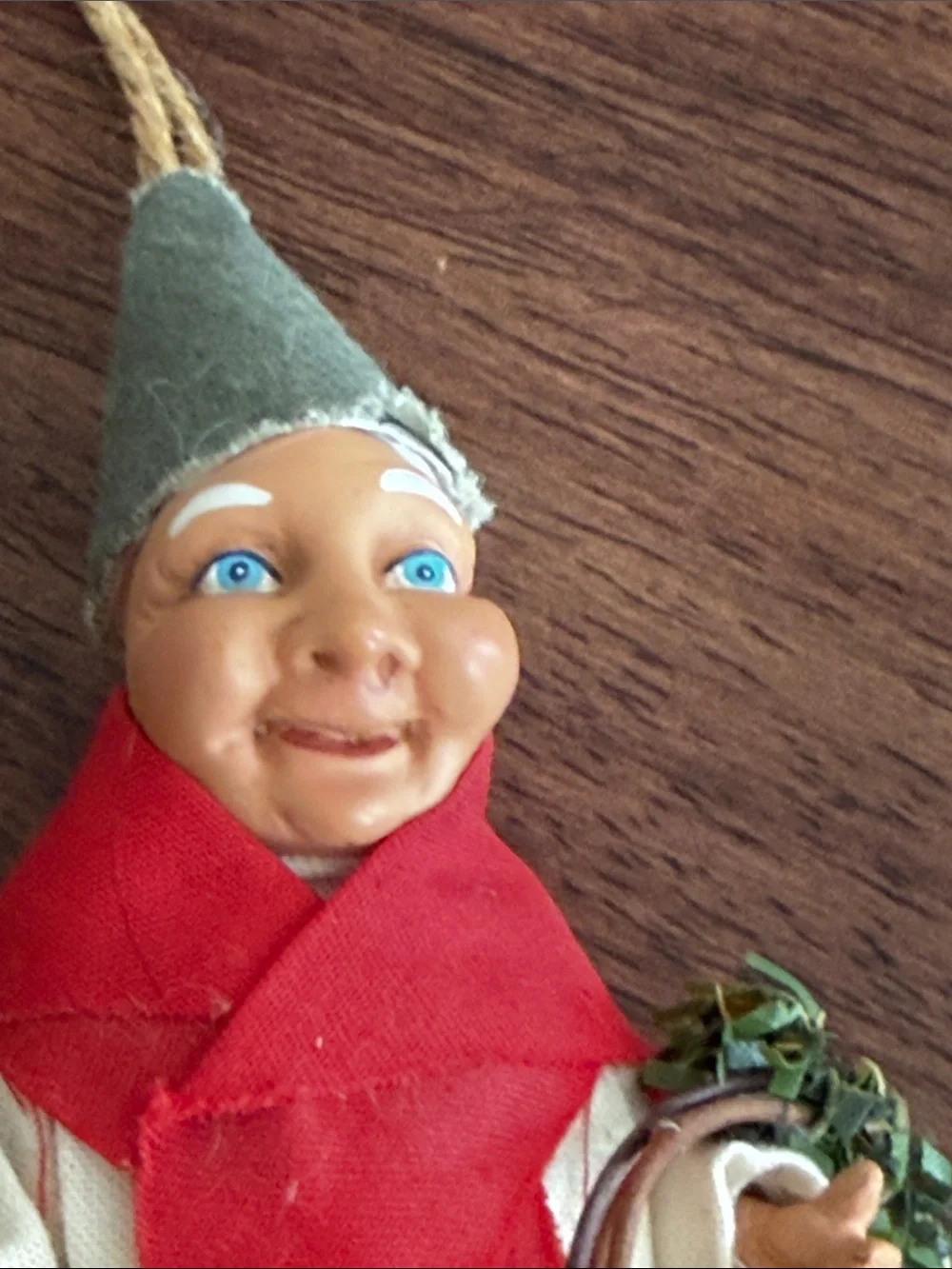 2 Holiday Gnome hanging ornaments